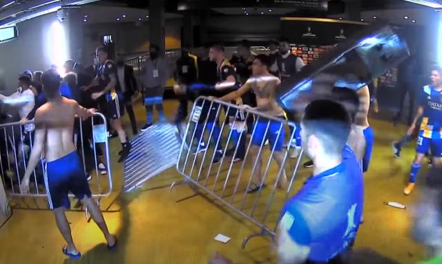 下载开云-解放者杯赛后上演“械斗” 博卡青年在巴西进局子